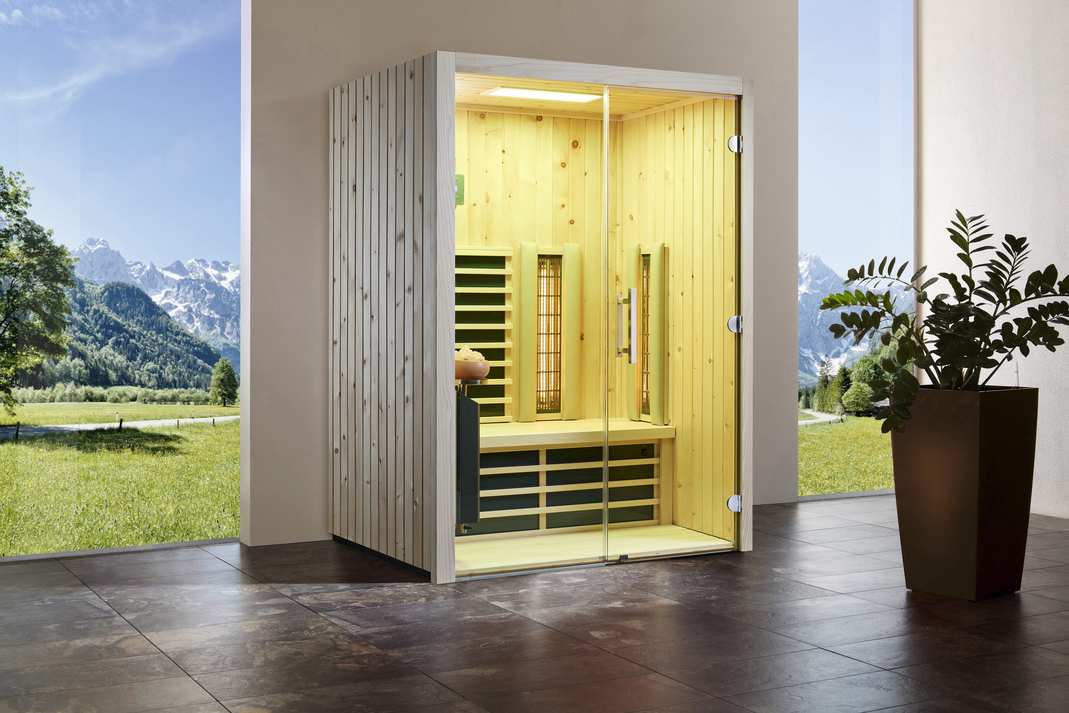 TrioSol Glas Infrarotkabine